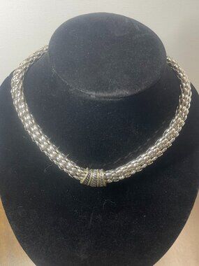 David Yurman Knockoff Braided Necklace - Metallic Collar